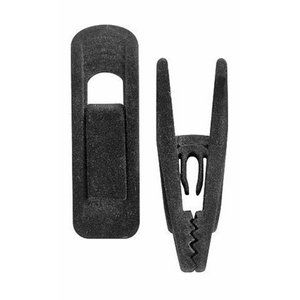 10 Black Velvet Hanger Clips for huggable hangers slim space saving
